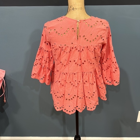 Simply Southern long sleeve blouse size medium women’s - Picture 5 of 8